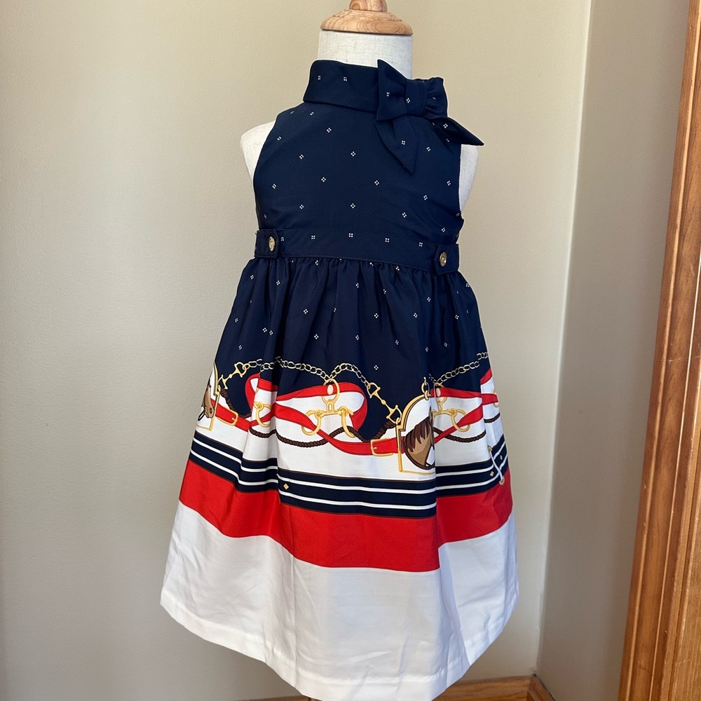 Navy and Red Nautical Dress
